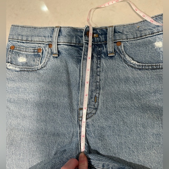 Madewell High-rise Mid-length Denim Shorts - SZ 26 - Picture 5 of 5